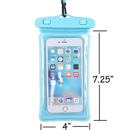 2 pcs Waterproof Cell Phone Pouch Universal Fit - Clear Cellphone Underwater Protector for Beach Pool Swimming