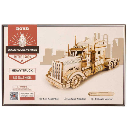 ROKR 3D Wooden Puzzle | Robotime - Heavy Truck