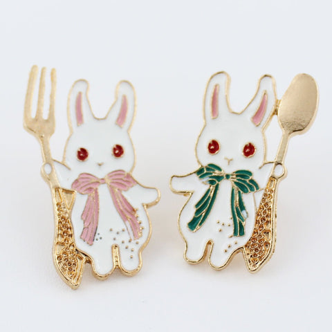 Rabbit Enamel Pins