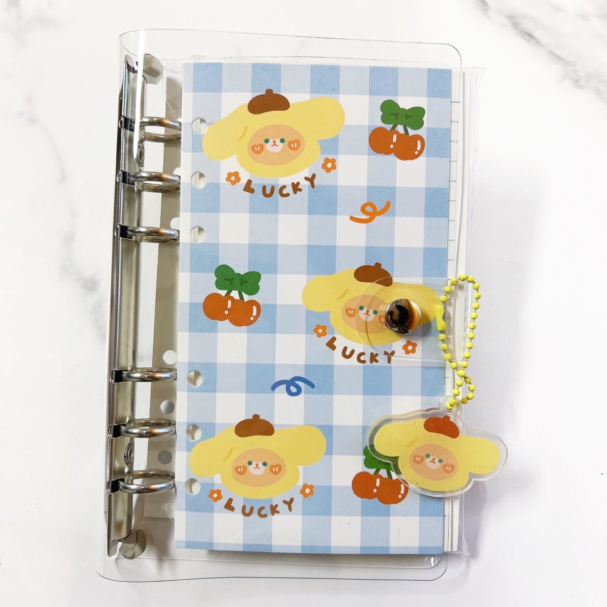 School Notebooks 6 Ring Binder Cute Cover