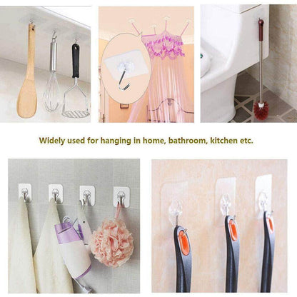 Self Adhesive Wall Hooks Heavy Duty Seamless Sticky Hook Hangers