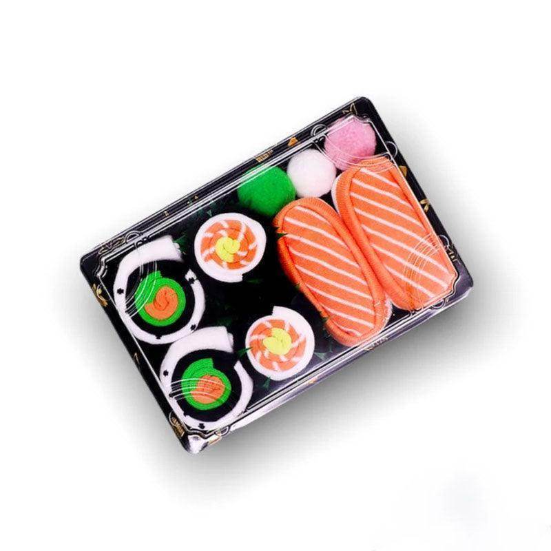 Sushi Inspired Socks Box Novelty Cool Funny Socks 3 Pairs