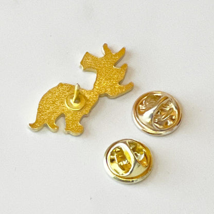 Three Tailed Red Fox Pin