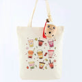 Tote Bag Boba Tote Combo with a Boba Keychain