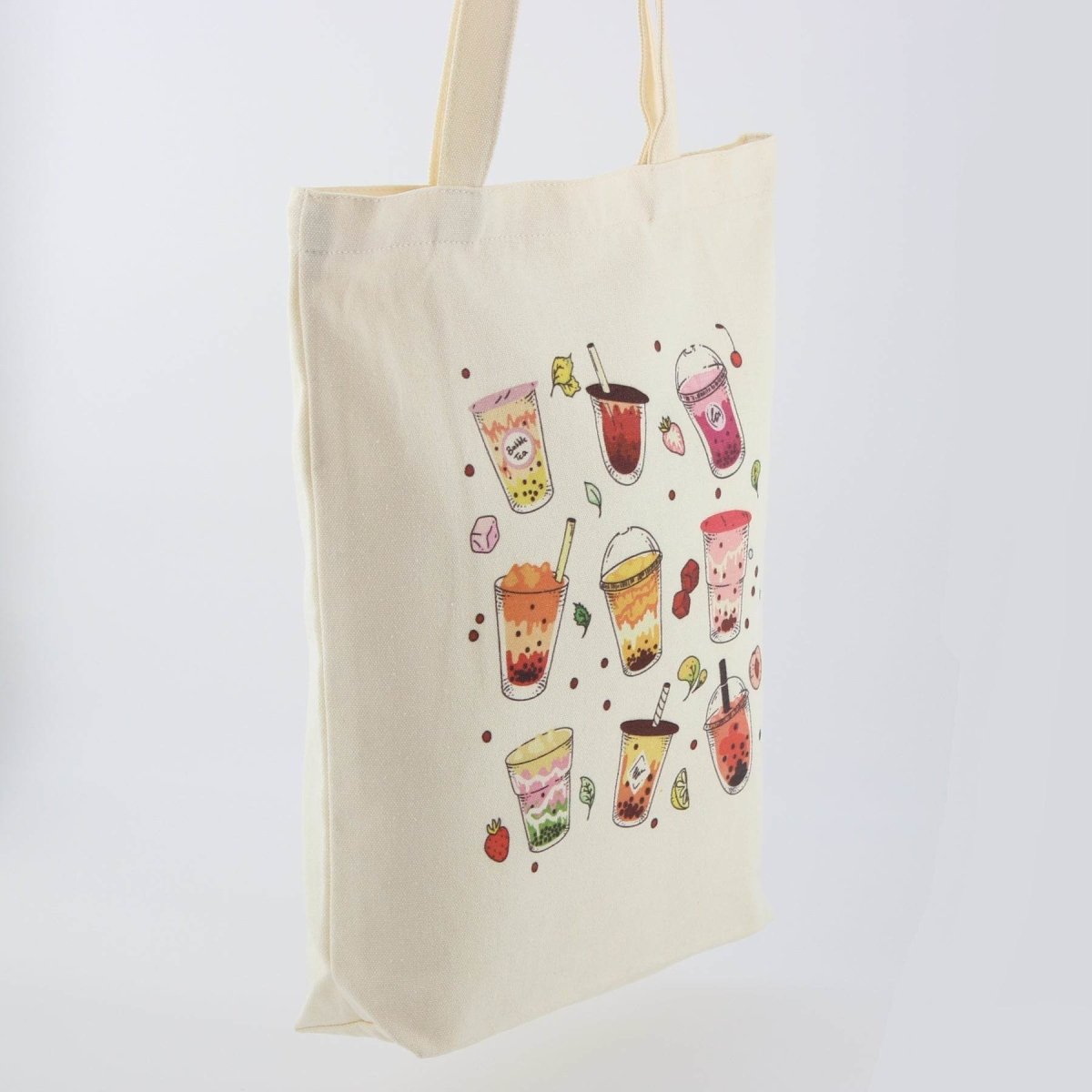 Tote Bag Boba Tote Combo with a Boba Keychain