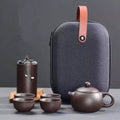 Traditional Chinese Tea Set with Travel Case