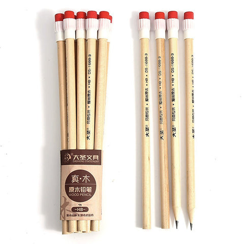 WOOMER HB Pencils Set of 10 Pre-Sharpened Break Resistant Pencil with Eraser, Sketching Pencil Set Professional Pencils for Artist, School, Office