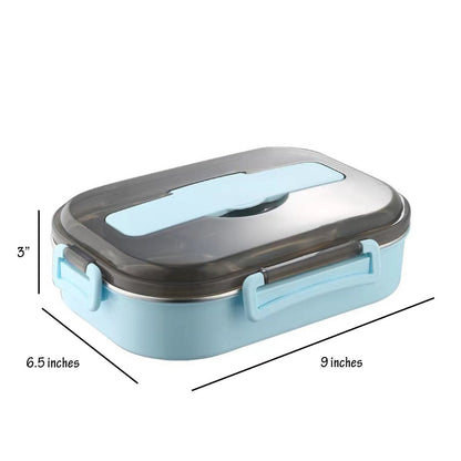 Lunch Box Food Container Stainless Steel Bento Box With Utensils Chopsticks Spoon