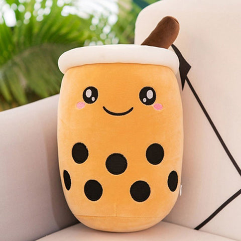 Boba Plush Cute Soft Bubble Tea Stuffed Animal Toy - Most Loved Boba Tea Plush, 50cm brown boba plush