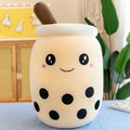 Boba Plush Cute Soft Bubble Tea Stuffed Animal Toy - Most Loved Boba Tea Plush, 30cm cream color boba plush