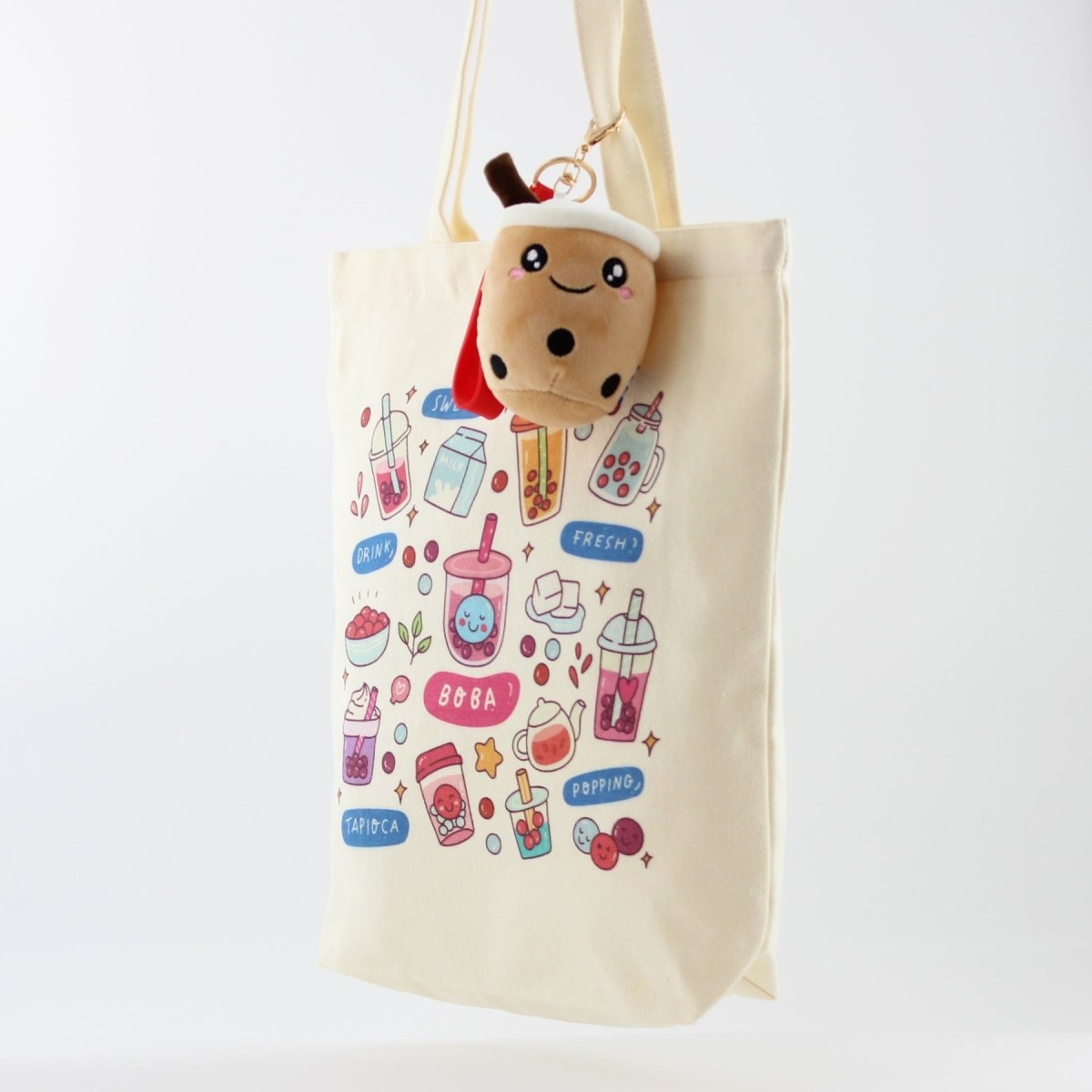 Boba Tote Bag Light Weight Canvas Large Tote Bag