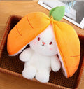 Bunny Plush Strawberry Stuffed Animal Carrot Rabbit Plushie Toy