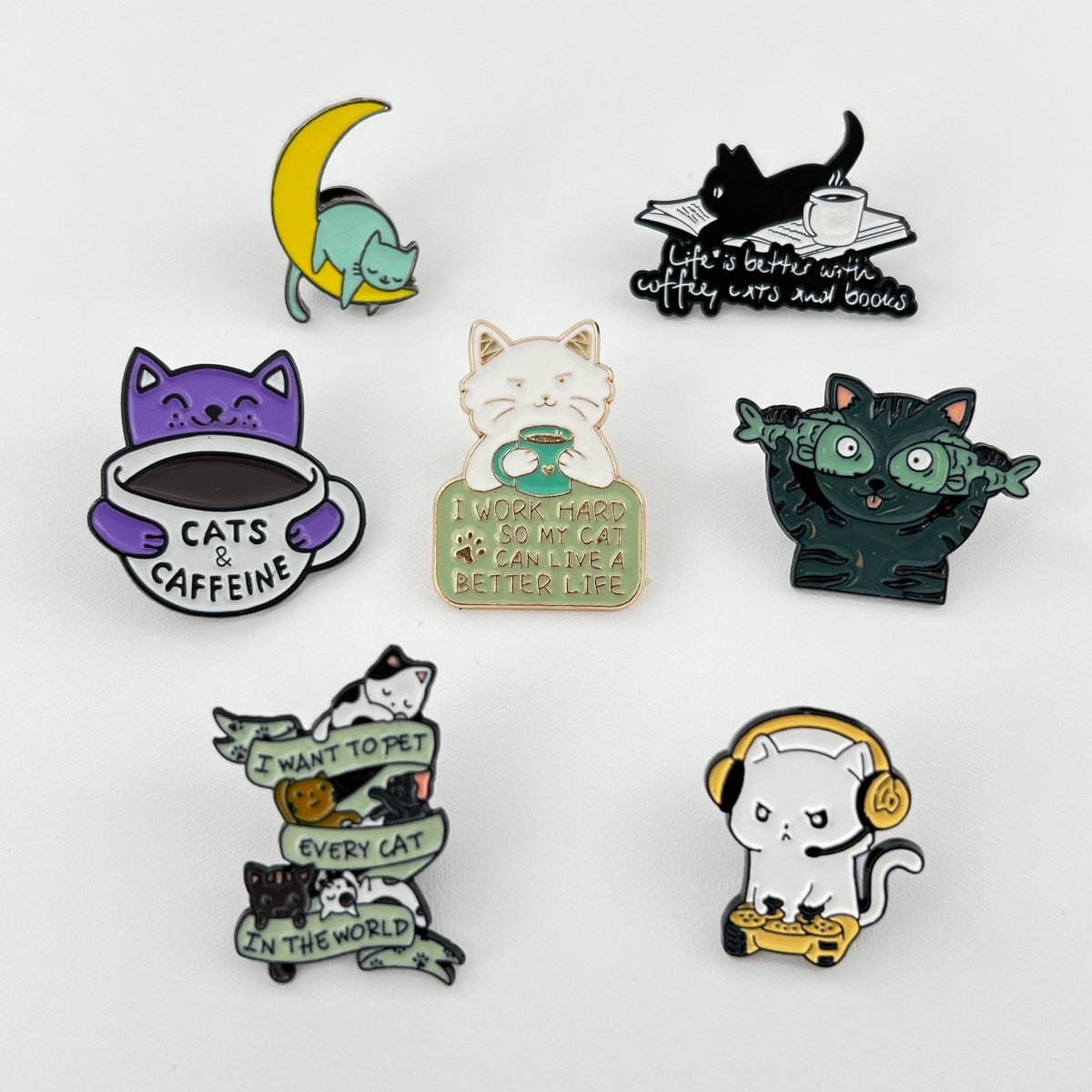 Cat Pin Enamel Pin Many Cutie Cat Pins