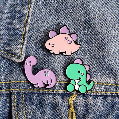 Cute Cartoon Dinosaur Pin