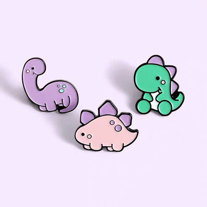 Cute Cartoon Dinosaur Pin