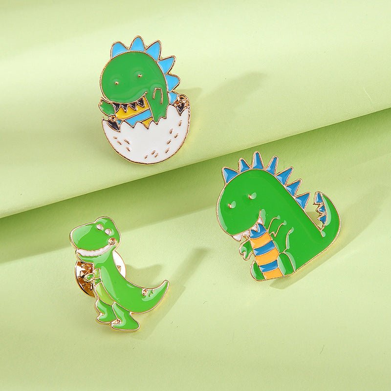 Cute Cartoon Dinosaur Pin