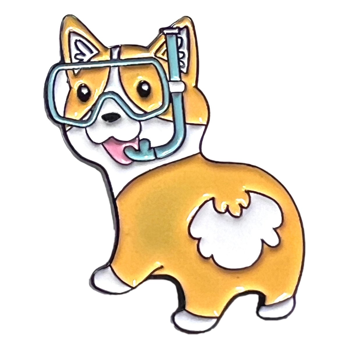 Cute Dog Corgi Enamel Pins