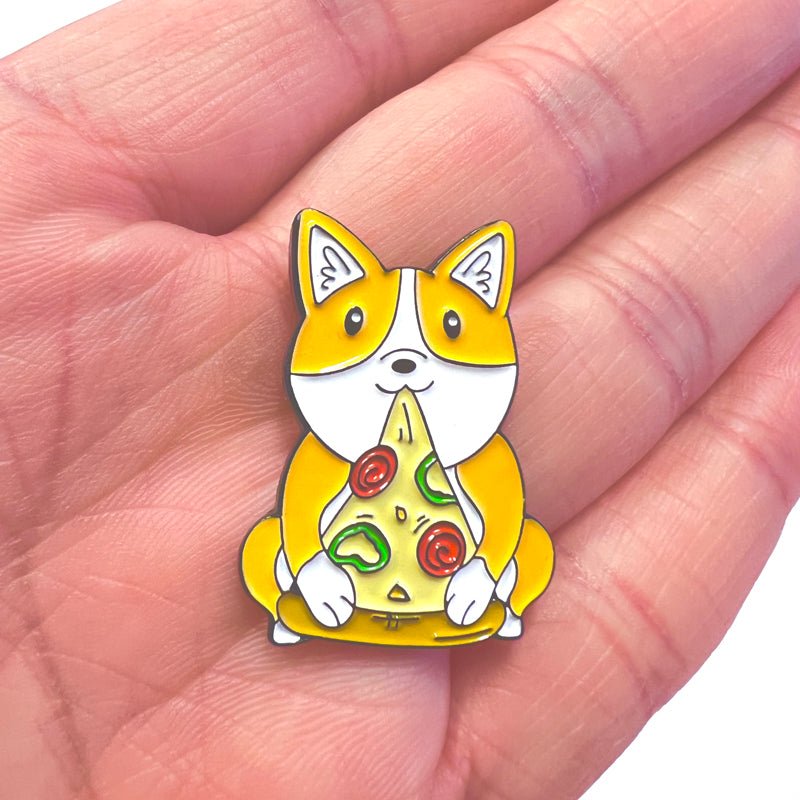 Cute Dog Corgi Enamel Pins