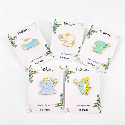 Cute Elephant Selfie Pins – Quirky Accessories for Animal Lovers