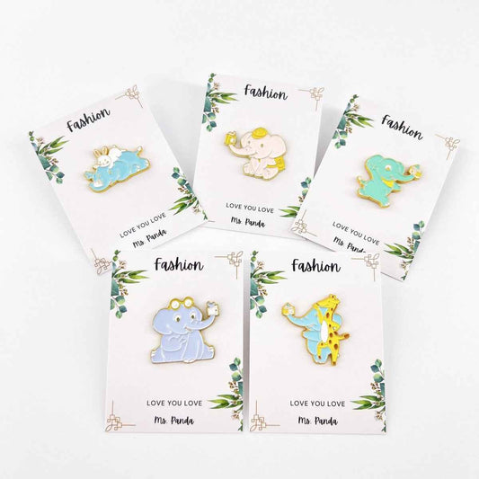 Cute Elephant Selfie Pins – Quirky Accessories for Animal Lovers