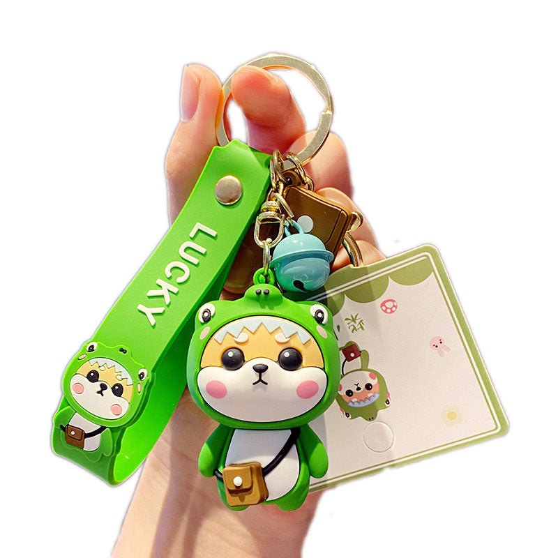 Cute Keychains for Car Keys Shiba Inu