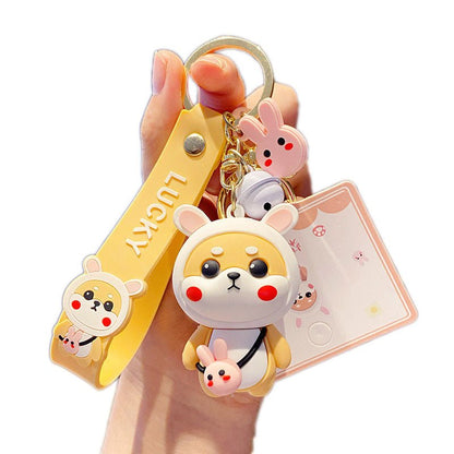 Cute Keychains for Car Keys Shiba Inu