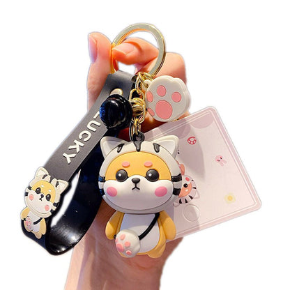 Cute Keychains for Car Keys Shiba Inu