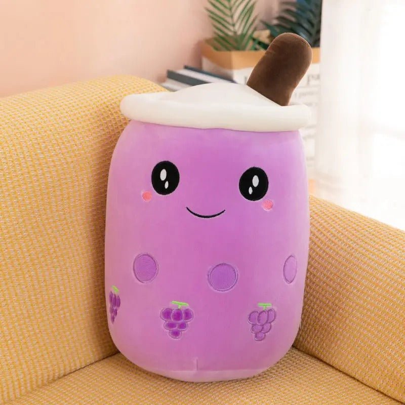 Giant Boba Plush 50cm 70cm XL Bubble Tea Milk Tea Large Boba Stuffed Pillow Plush