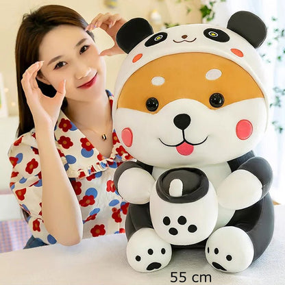 Giant Boba Plush 50cm 70cm XL Bubble Tea Milk Tea Large Boba Stuffed Pillow Plush