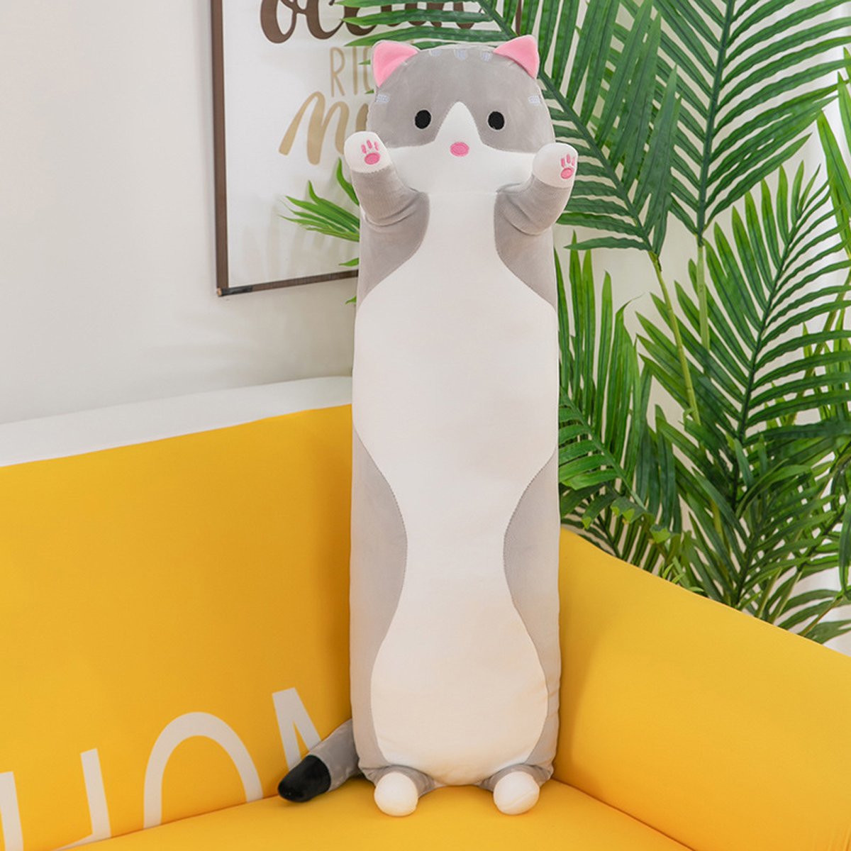 Long Cat Pillow Plush