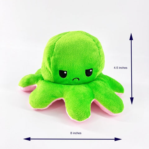 Reversible Flip Octopus Plushie Stuffed Toy