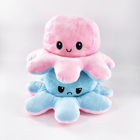 Reversible Flip Octopus Plushie Stuffed Toy