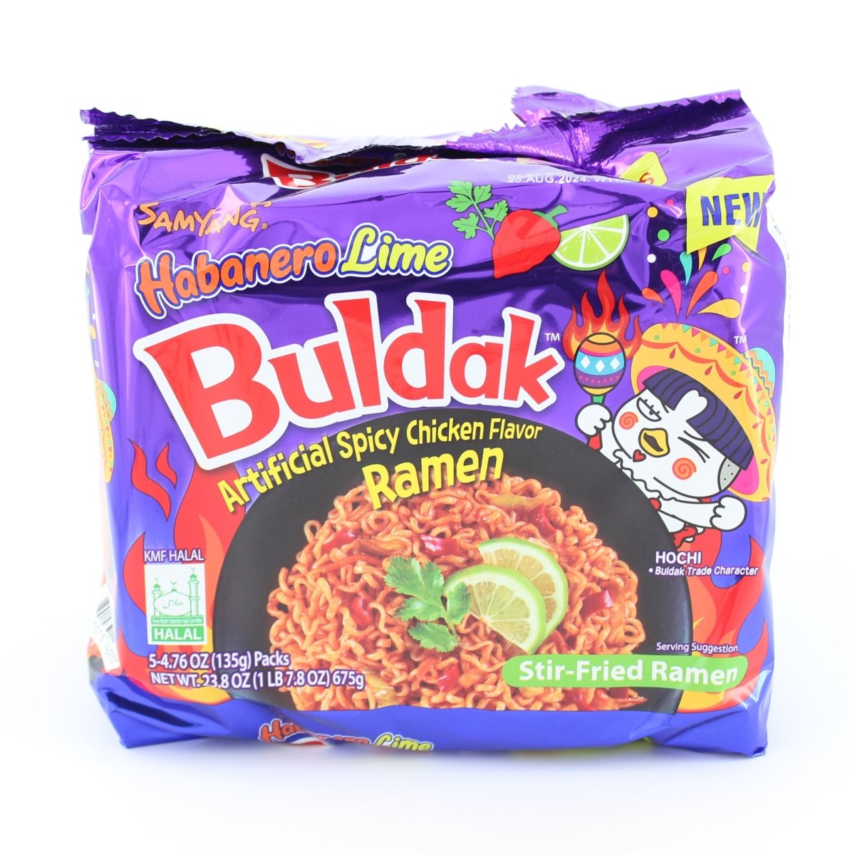 Habanero Lime Samyang Buldak Ramen Spicy Chicken Flavor 5 Packs – Shaketea