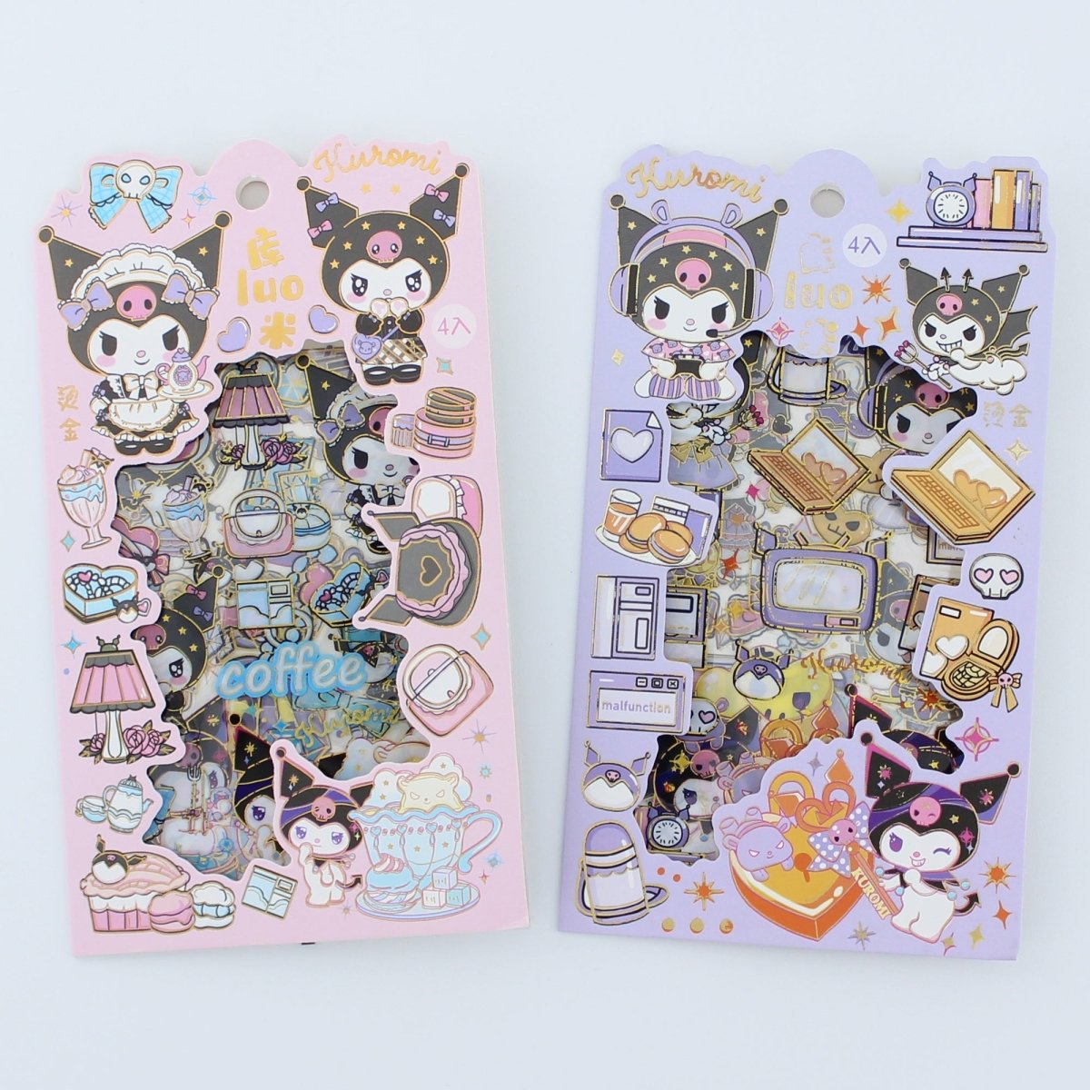 Sanrio Stickers Kawaii Kuromi My Melody Stickers for Kids Car Water Bottle Decals