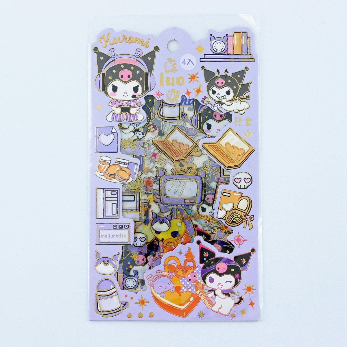 Sanrio Stickers Kawaii Kuromi My Melody Stickers for Kids Car Water Bottle Decals