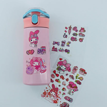 Sanrio Stickers Kawaii Kuromi My Melody Stickers for Kids Car Water Bottle Decals