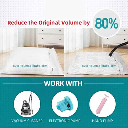 Vacuum Storage Bags 9-Pack – Clothes Space Saver with Hand Pump